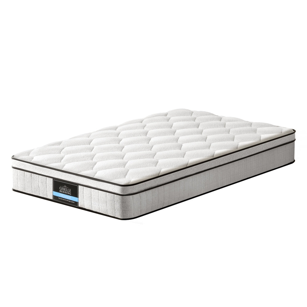 Mireya 22cm Thick Euro Top Pocket Spring Mattress - King Single