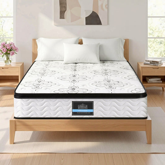 Alina 30cm Mattress Pocket Spring Euro Top Medium Firm Foam - Queen