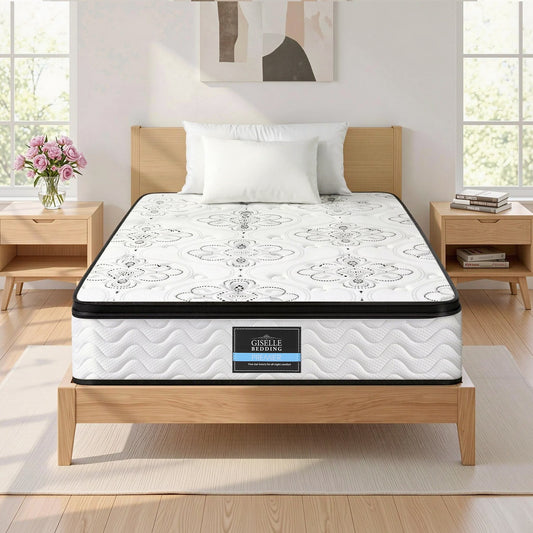 Alina 30cm Mattress Pocket Spring Euro Top Medium Firm Foam - Single