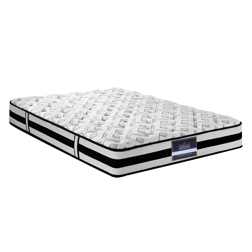 Kent 24cm Thick Tight Top Pocket Spring Mattress - Queen