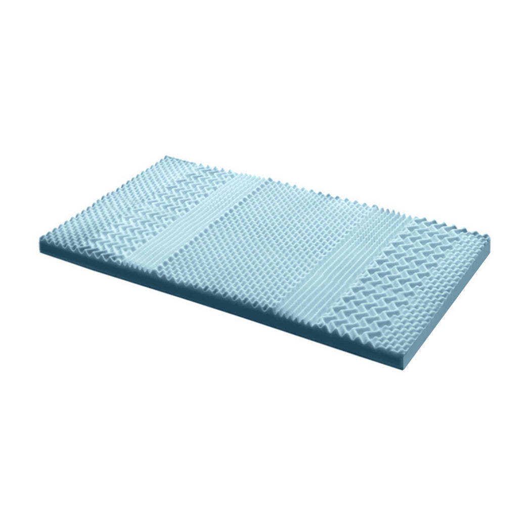 King Single Giselle Memory Foam Mattress Topper 7-Zone 8cm