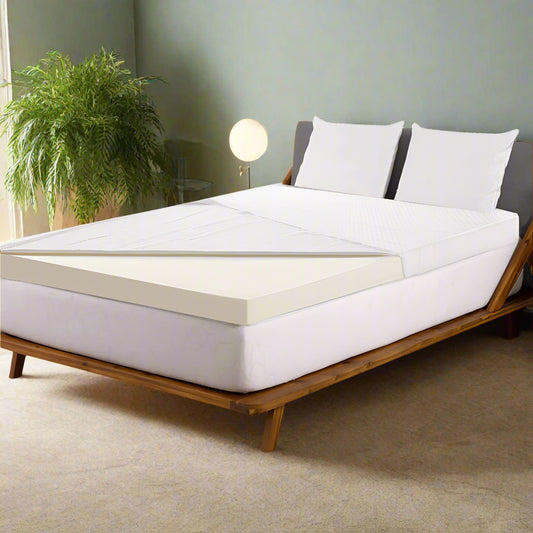King Giselle Bedding Memory Foam Mattress Topper 8cm