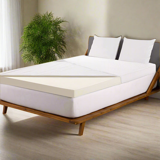 Queen Giselle Bedding Memory Foam Mattress Topper 8cm