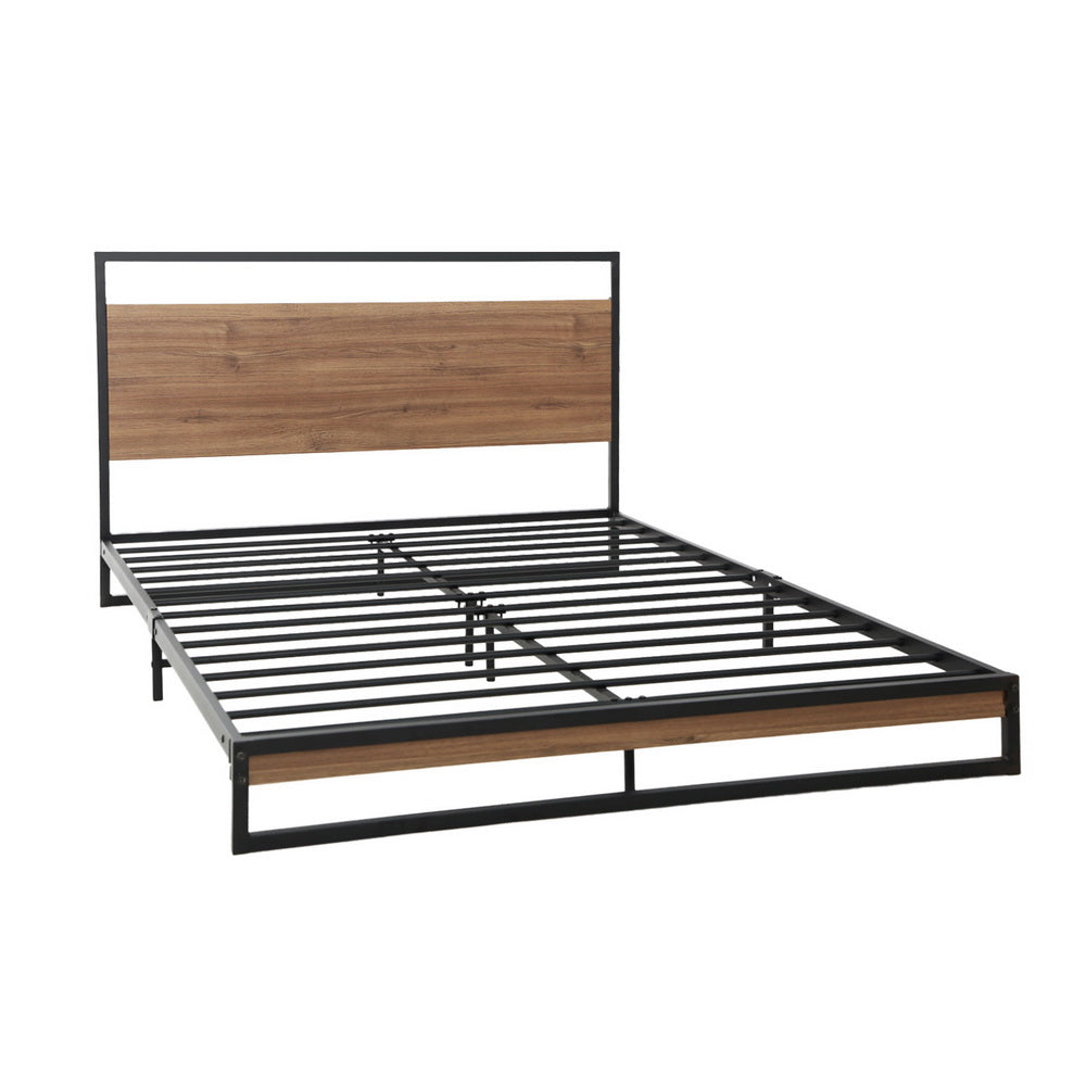 Florence Metal Bed Frame Base Platform - Black King