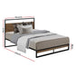 Neptune Bed & Mattress Package with 34cm Mattress - Black King Single