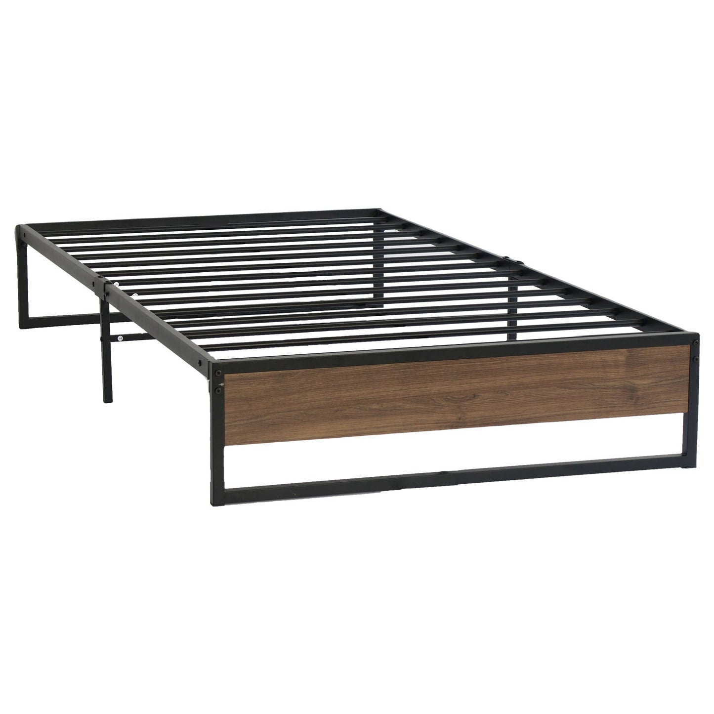 Bronzite Bed & Mattress Package - Black Single