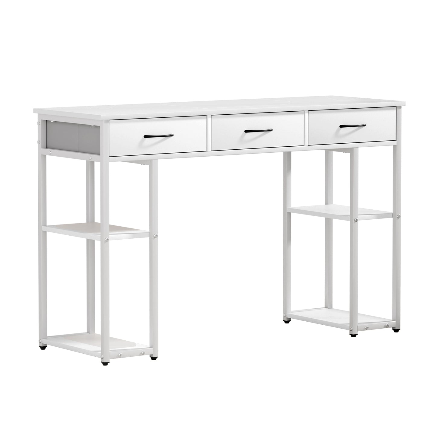 Artiss Computer Desk Drawer Shelves Study Table 120cm White