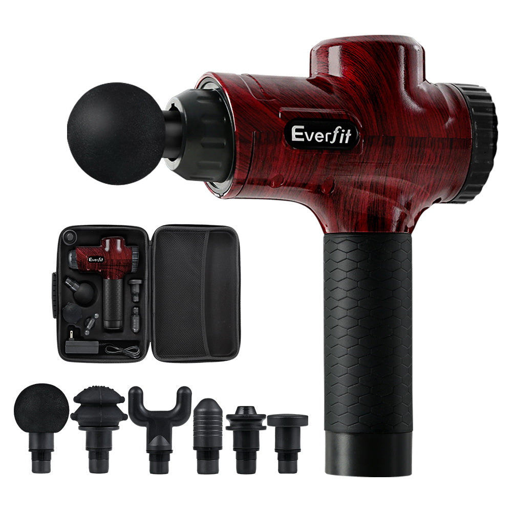 Massage Gun 6 Heads Electric Massager LCD Vibration Percussion Relief Online in Australia Factory Buys Massage Gun 6 Heads Electric Massager LCD Vibration Percussion Relief Online in Australia Factory Buys