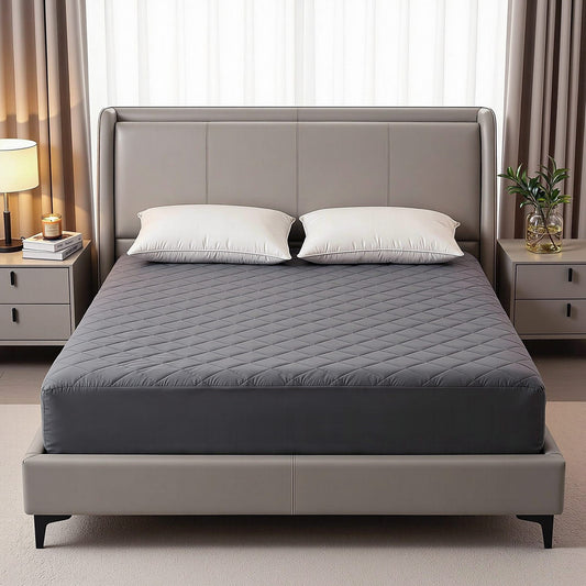 Queen Giselle Water-Resistant Mattress Protector Microfiber 360° Fit