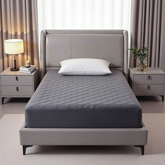 Single Giselle Water-Resistant Mattress Protector Microfiber 35cm 360° Fit