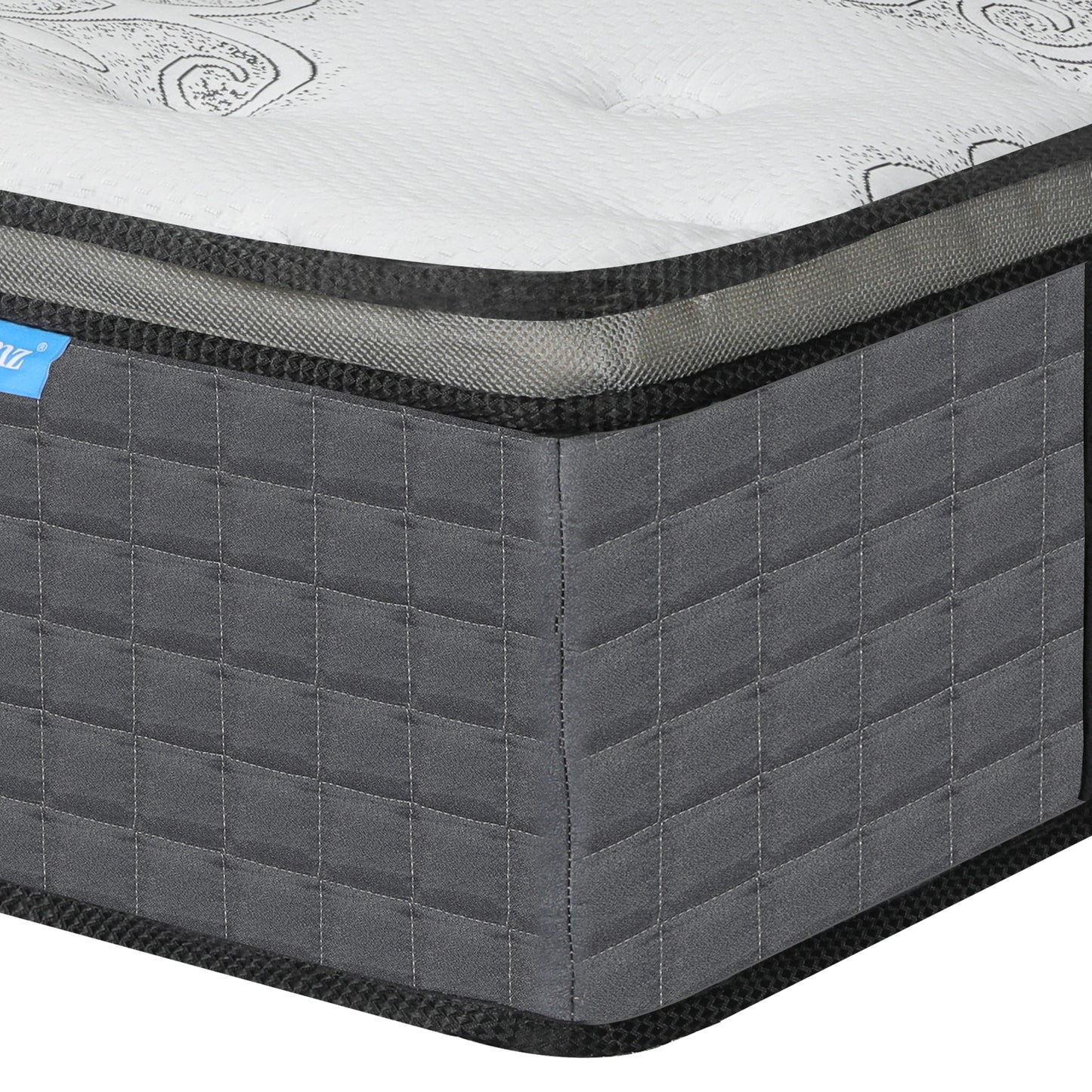 Ysabel 35cm Spring Mattress Bed Pocket Egg - Queen