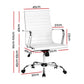 Sora Gaming Office Chair Computer Desk Home Work Study Mid Back - White