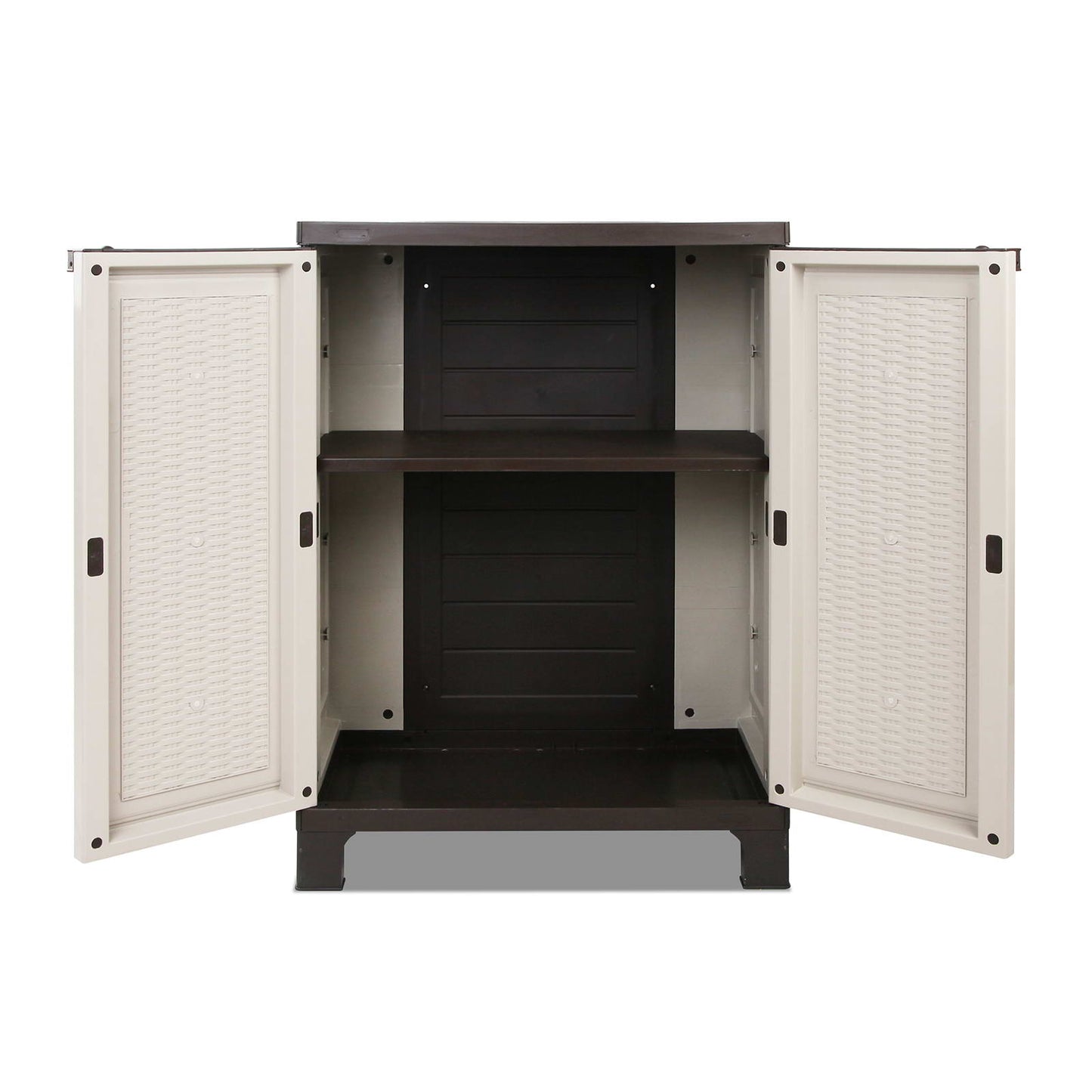 Outdoor Storage Cabinet Cupboard Lockable Garage 92cm