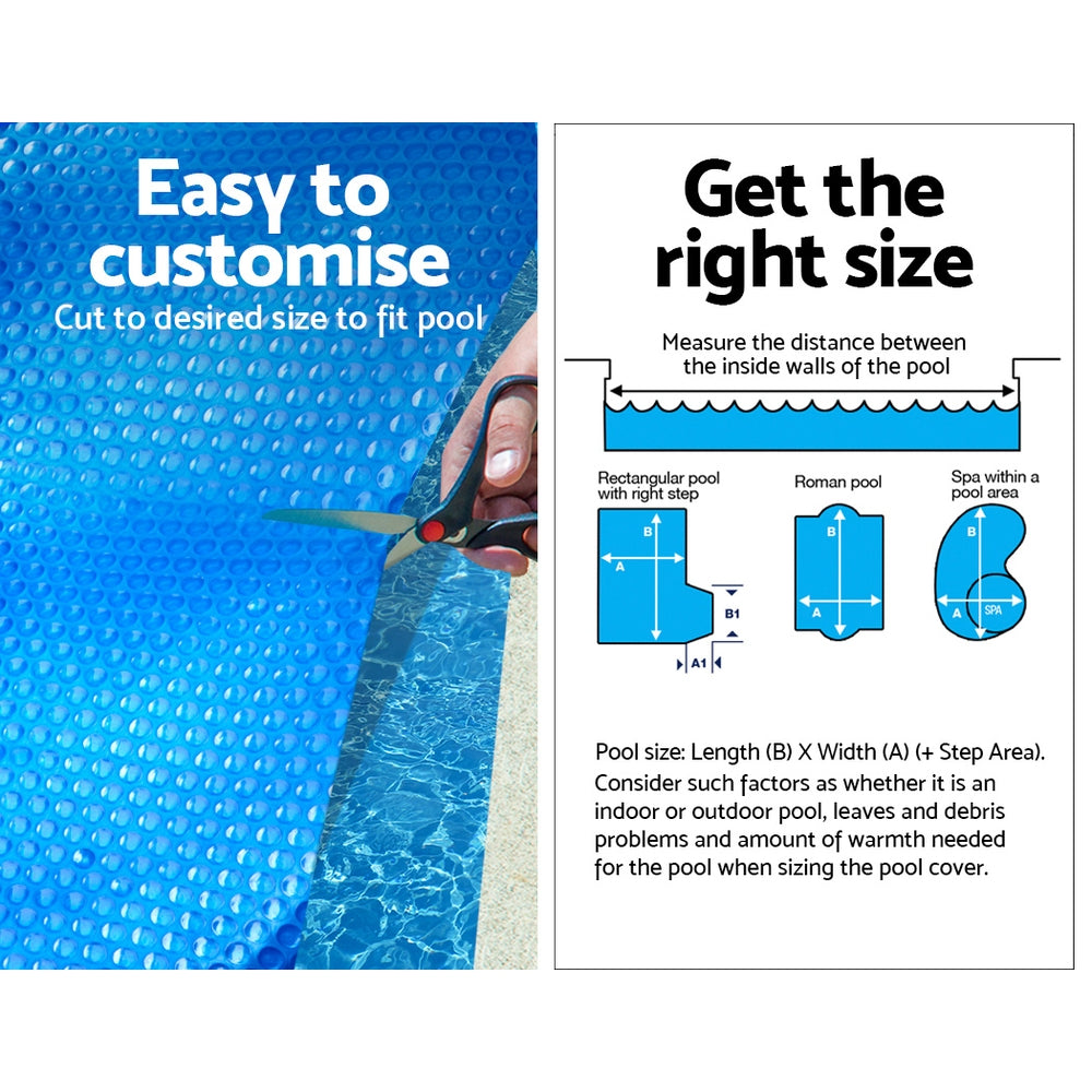 Pool Cover Roller Solar Blanket Covers 400 Micron Swimming Outdoor