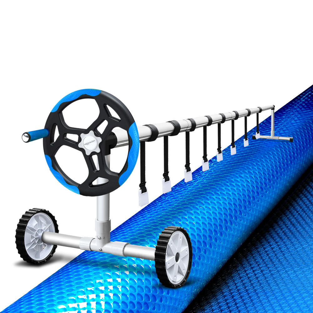 Pool Cover Roller Covers Solar Blanket 500 Micron Swimming 8x4.2M