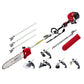 65CC Pole Chainsaw Hedge Trimmer Brush Cutter Whipper Saw Snipper 7-in-1