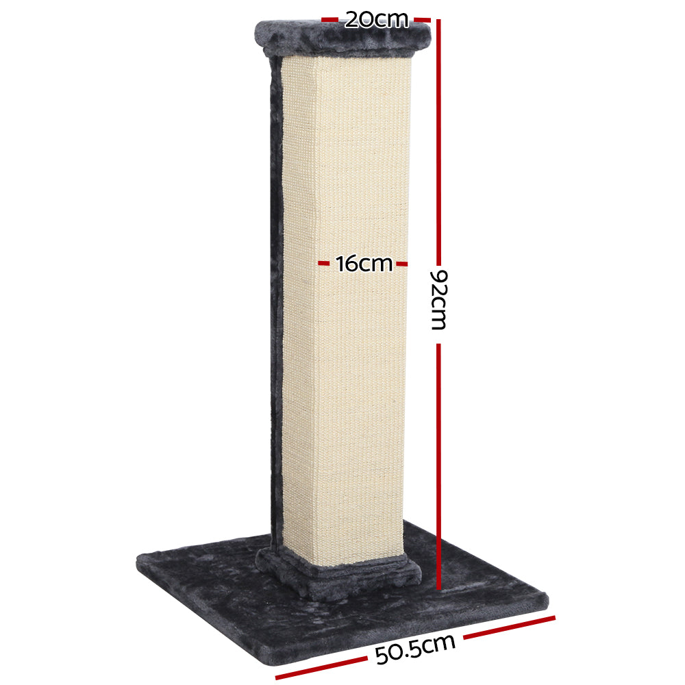 Cat Tree Trees Scratching Post 92cm Sisal Scratcher Tower Condo House Tall