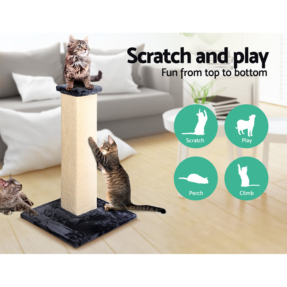 Cat Tree Trees Scratching Post 92cm Sisal Scratcher Tower Condo House Tall