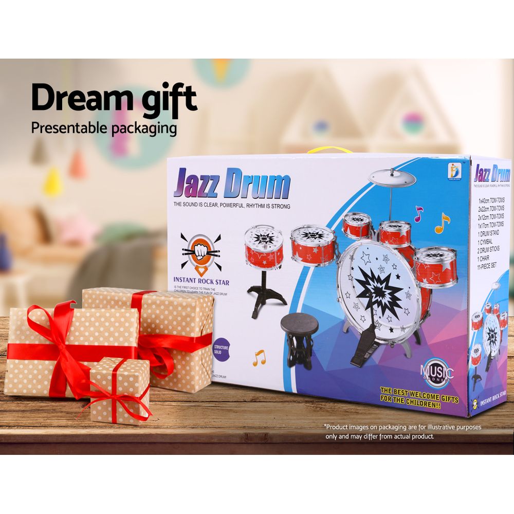 11-piece Kids Drum Set