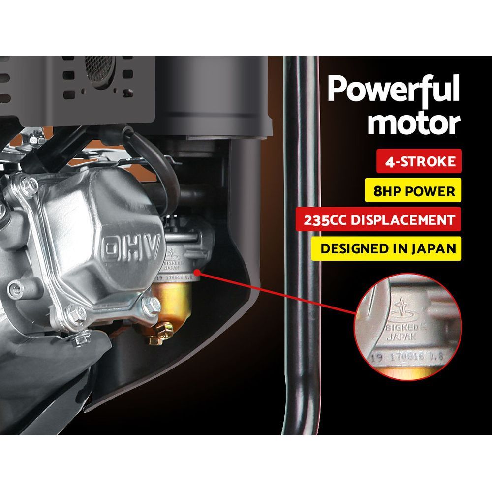 2inch High Flow Water Pump 235cc - Black & Red