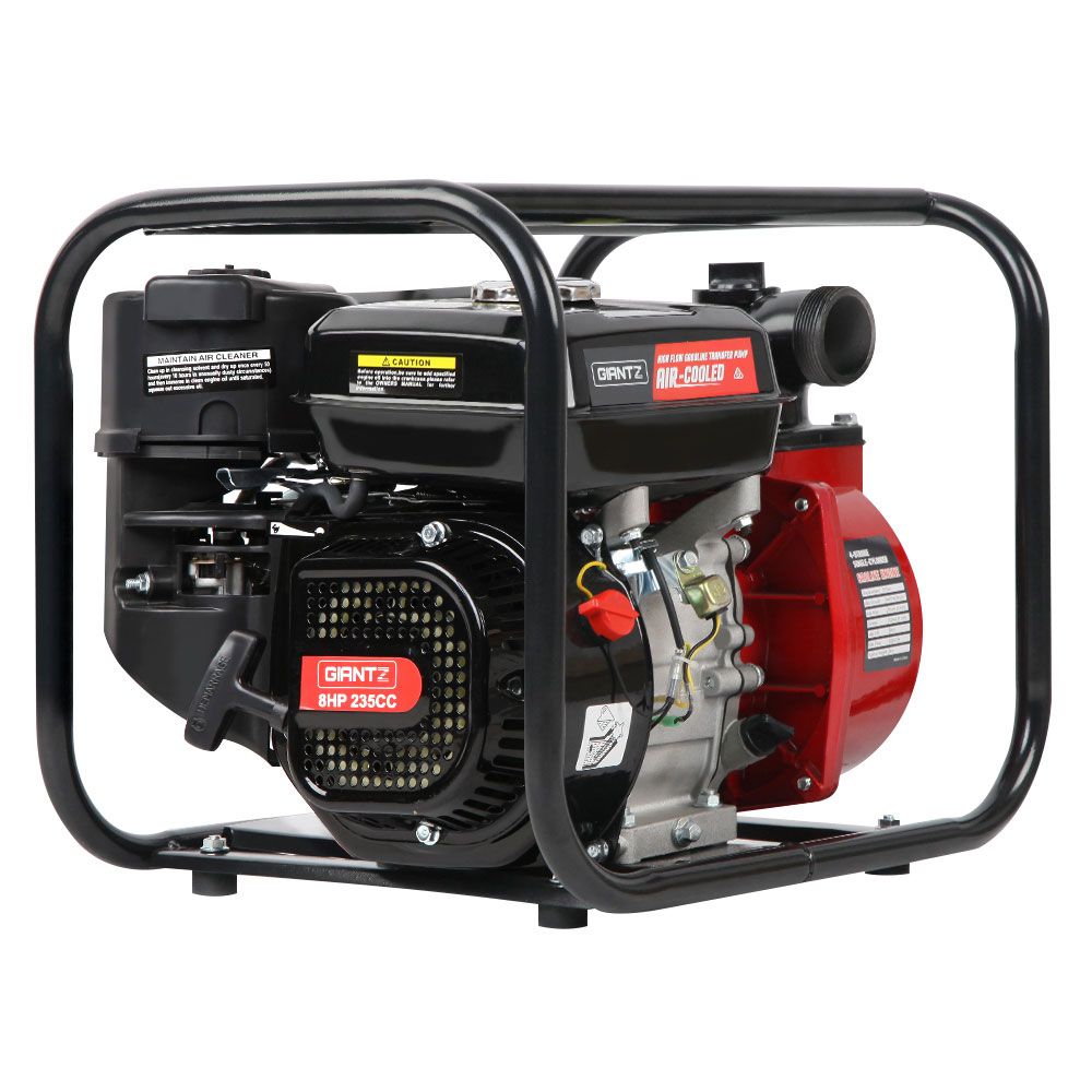 2inch High Flow Water Pump 235cc - Black & Red