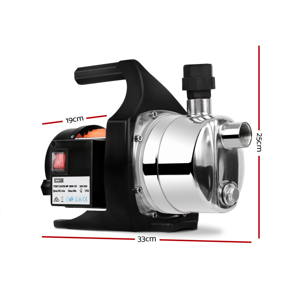 800w Stainless Steel Garden Water Pump