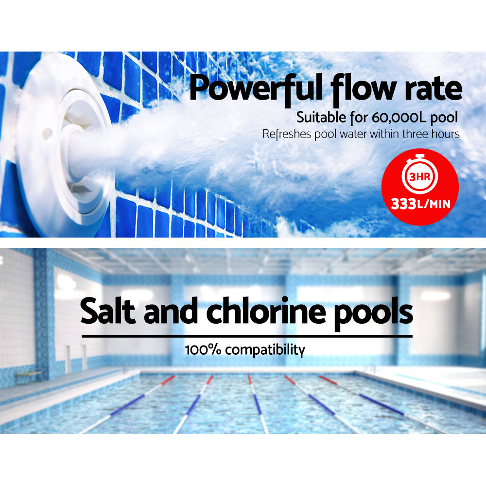 Pool Pump Swimming Water Pump 2000W Max. 2.7HP Circulation Filter Electric Spa