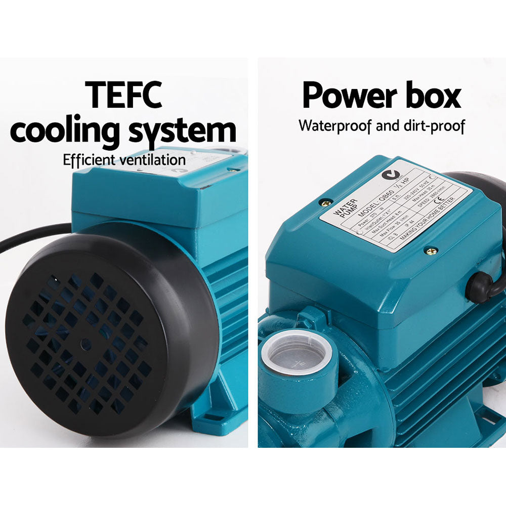 Peripheral Pump Water Garden Boiler Car Wash Irrigation Electric QB60