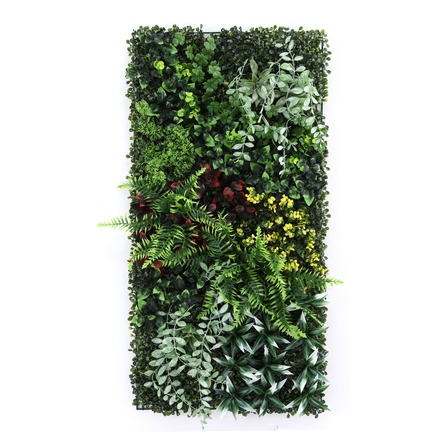 Artificial Plant Wall Panels 50X100CM Boxwood Panel Hedge Grass Backdrop Backyard Green Decor
