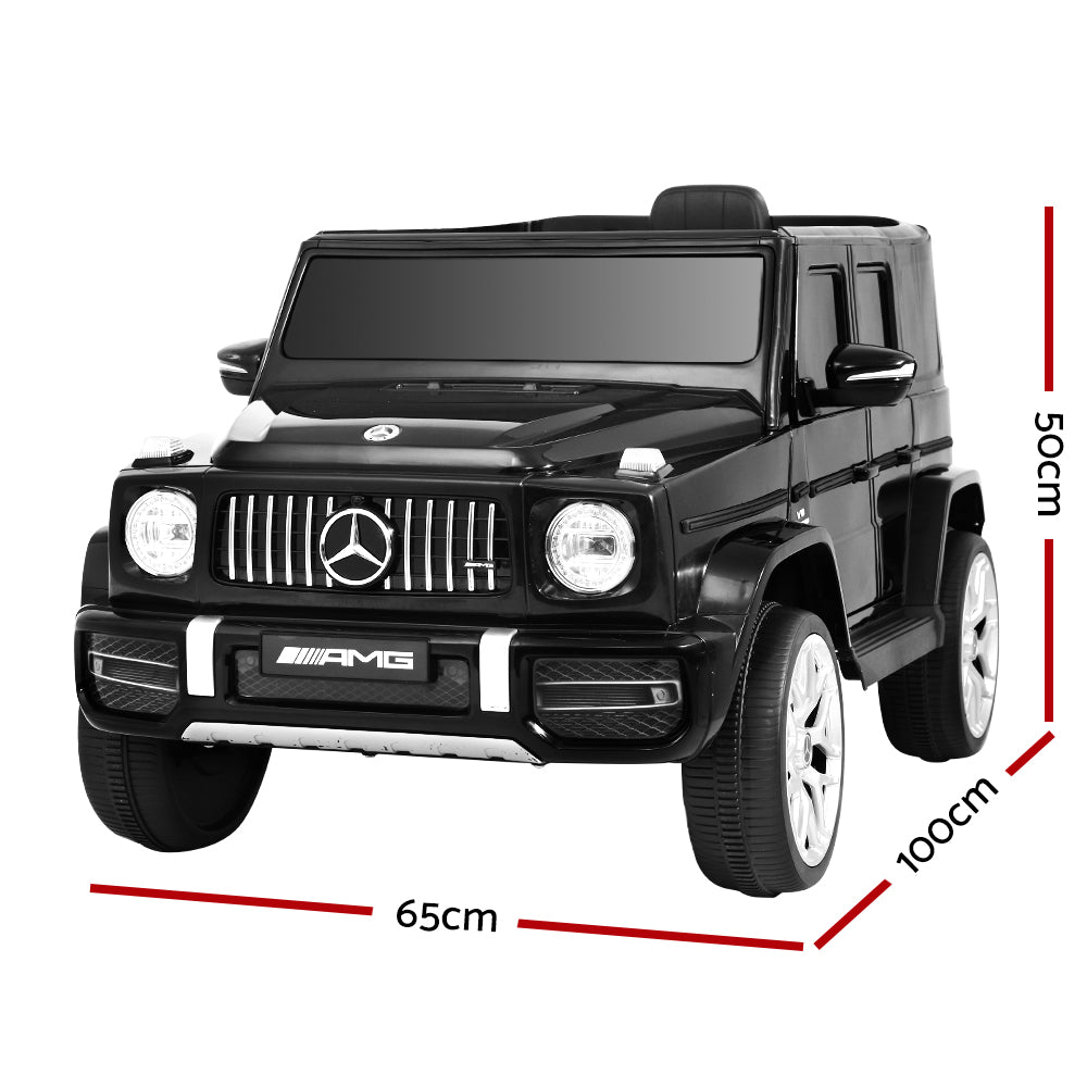 Mercedes-Benz Kids Ride On Car Electric AMG G63 Licensed Remote Toys Cars 12V - Black