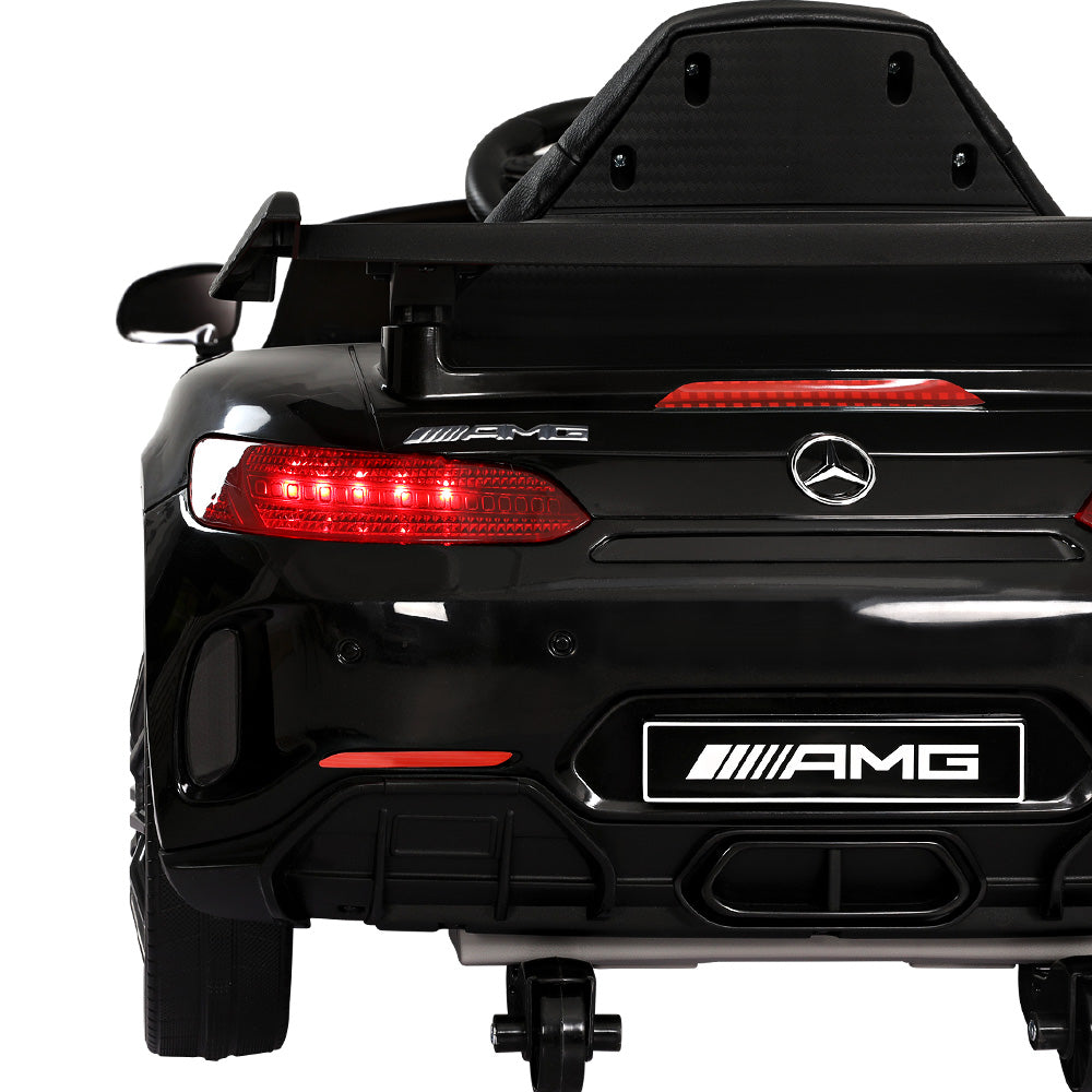 Kids Ride On Car Mercedes-Benz AMG GTR Electric Toy Cars 12V - Black