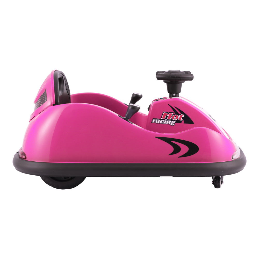 Kids Ride On Car Bumper Kart 6V Electric Toys Cars Remote Control - Pink