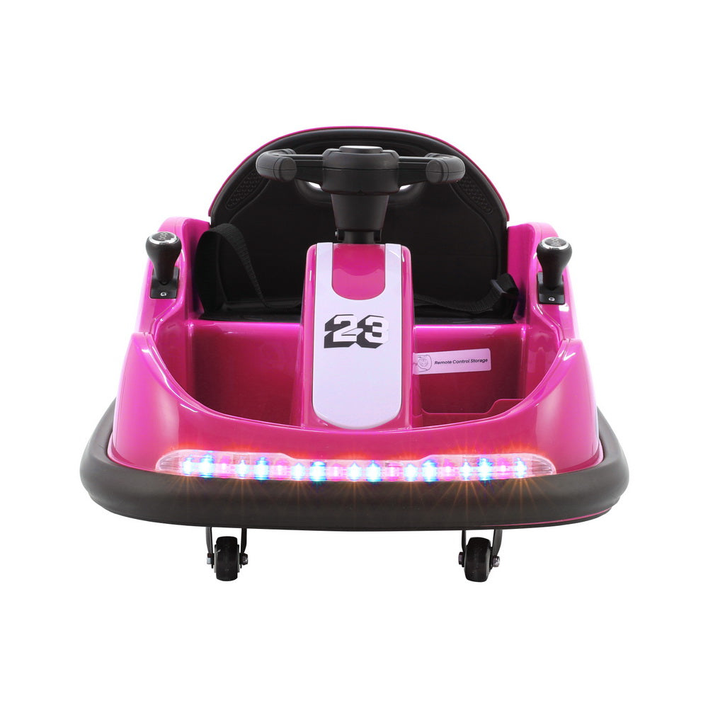 Kids Ride On Car Bumper Kart 6V Electric Toys Cars Remote Control - Pink