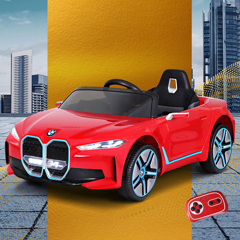 Kids Ride On Car BMW Licensed Sports Remote Control Electric Toys 12V - Red