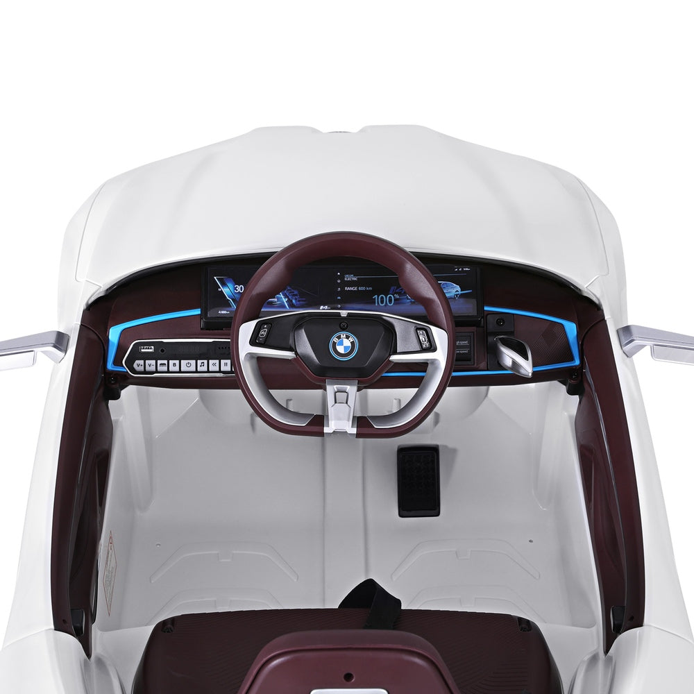 Kids Ride On Car BMW Licensed I4 Sports Remote Control Electric Toys 12V - White