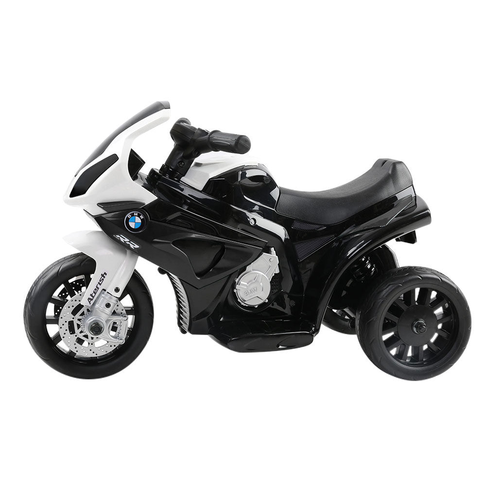 Kids Ride On Motorbike BMW Licensed S1000RR Motorcycle Car - Black