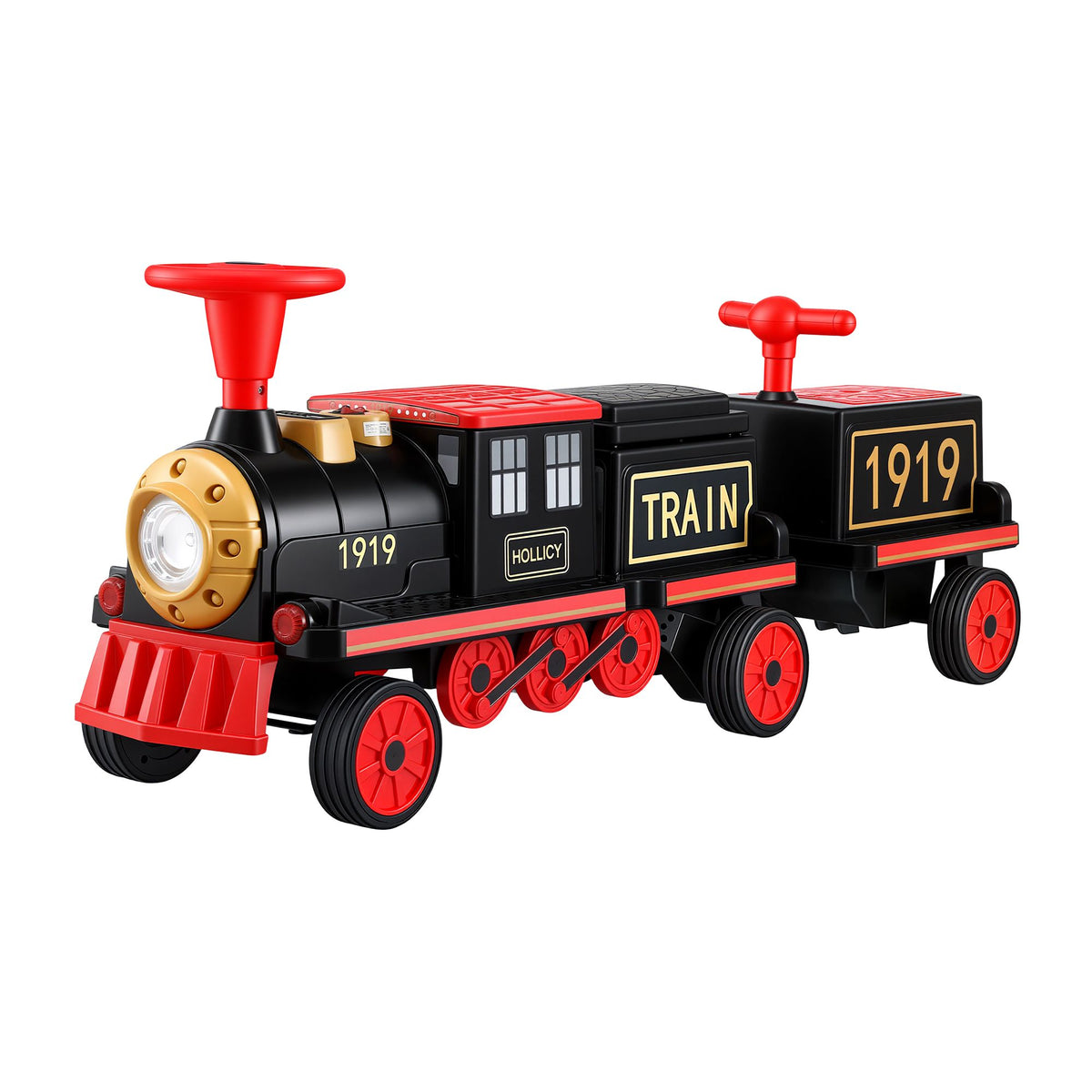 Kids Ride on Car Train 12V Electric Toy 2 Seater 136cm