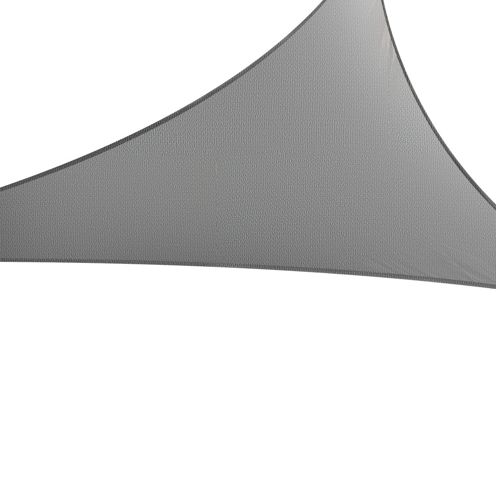 Instahut Shade Sail Cloth Shade cloth Canopy Triangle 280gsm 5x5x7.1m
