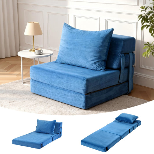 Maritza Convertible Folding Sofa Bed Armless Lounger Foam Floor Sofas Futons Couches