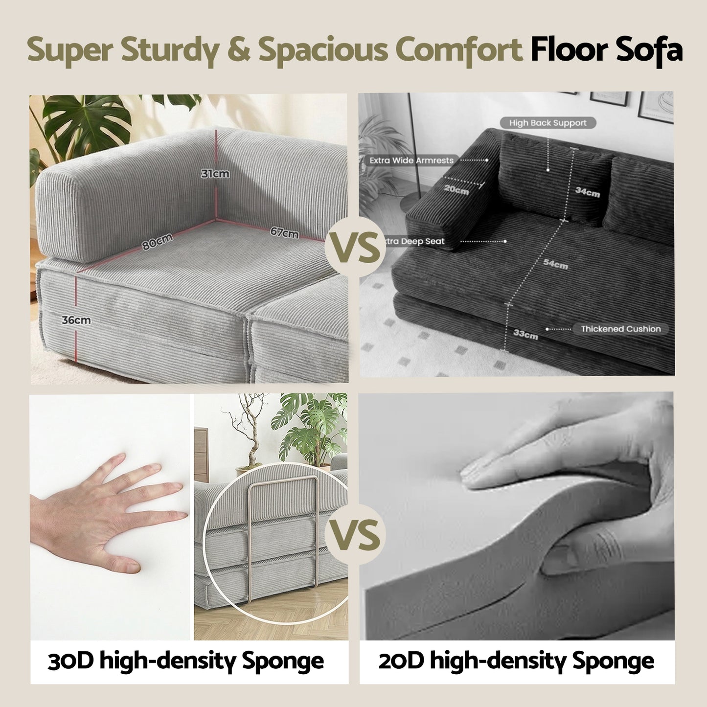 Mattea 2 Seater Convertible Folding Sofa Bed - Grey