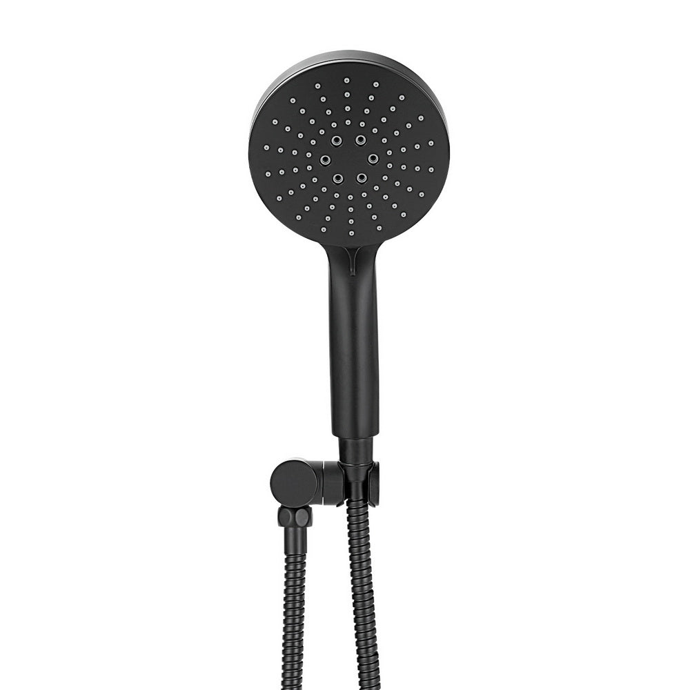 Handheld Shower Head Holder 4.7'' High Pressure - Black