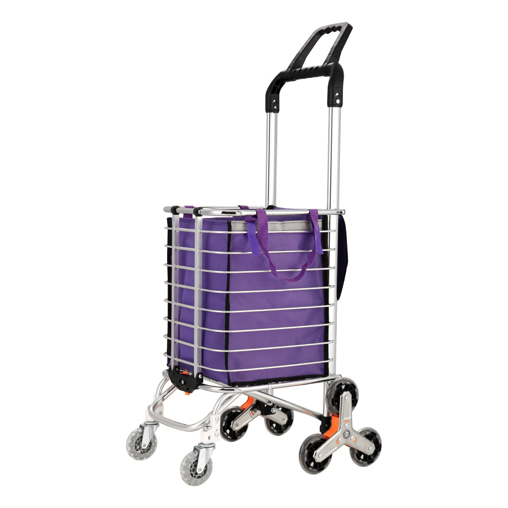 Shopping Cart Trolley 35L Foldable Climbing Wheels