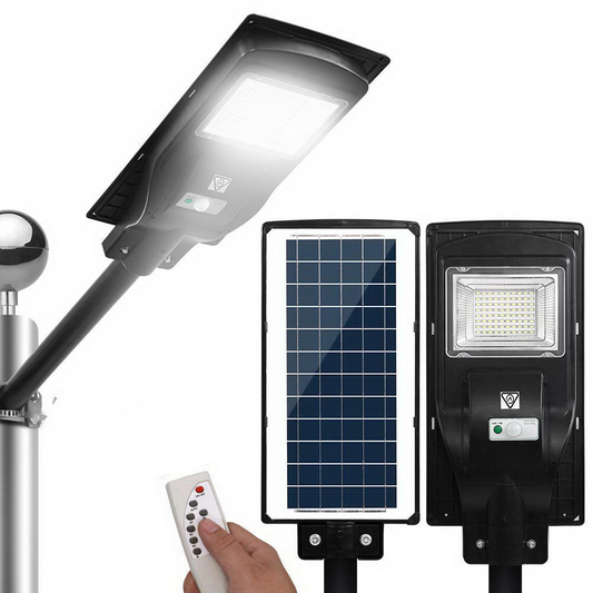 LED Solar Street Flood Light Motion Sensor Remote Outdoor Garden Lamp Lights 90W