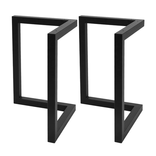 Set of 2 Coffee Dining Table Legs Steel Industrial Vintage Bench Metal 71CM