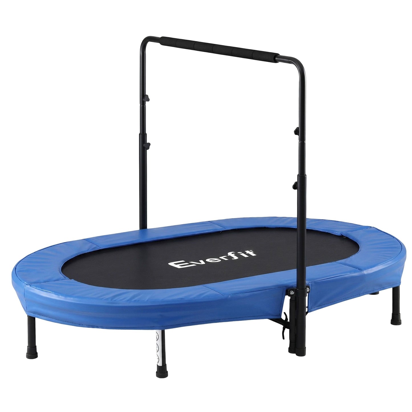 Everfit 56-Inch Foldable Fitness Trampoline Indoor Rebounder Adjustable Handrail
