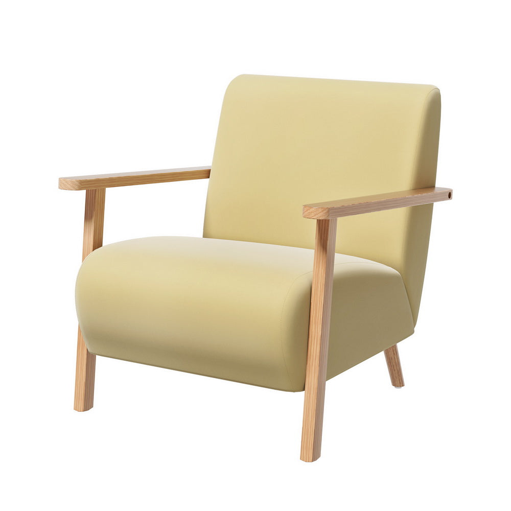 Micka Armchair Velvet - Yellow