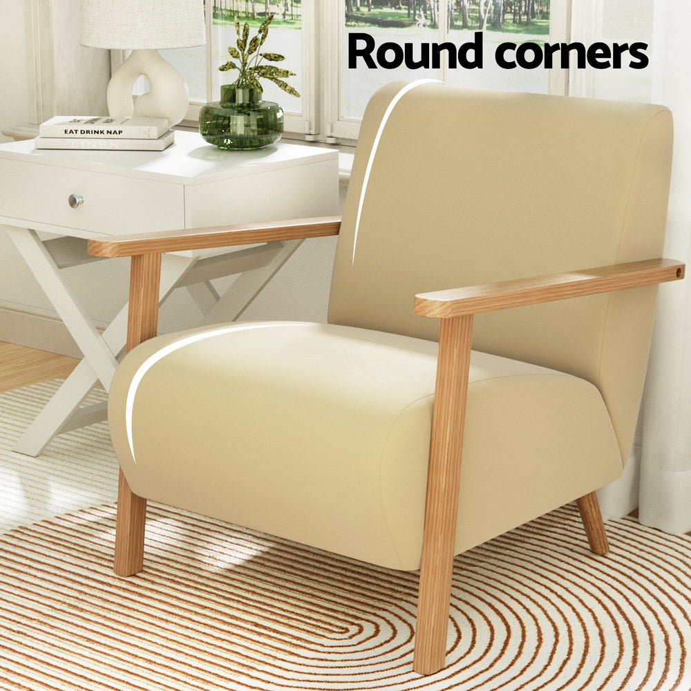 Micka Armchair Velvet - Yellow