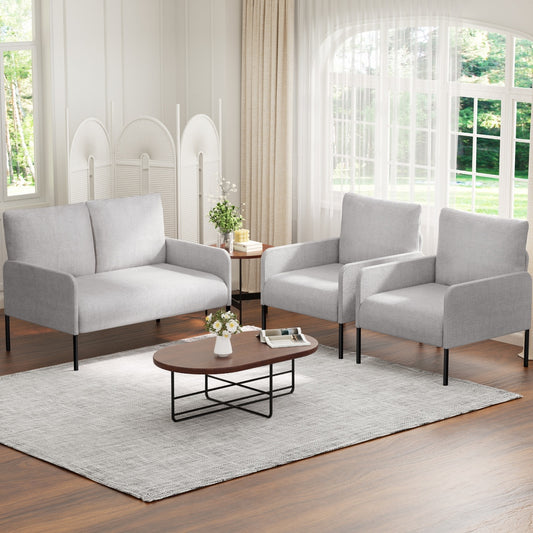 Moxie Armchair 4 Seater Sofa Set Pillow - Grey