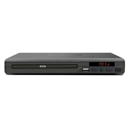 Mini-Size DVD Player with Multi-Region Set-up & Compact Size - Black