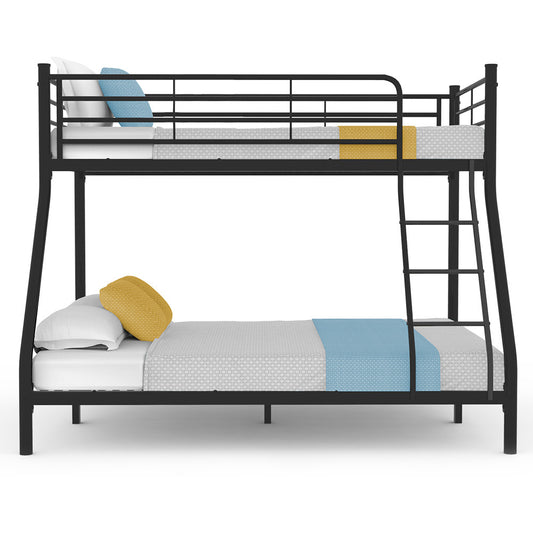 Maia Metal over Bunk Bed Frame - Matte Dark Grey Double
